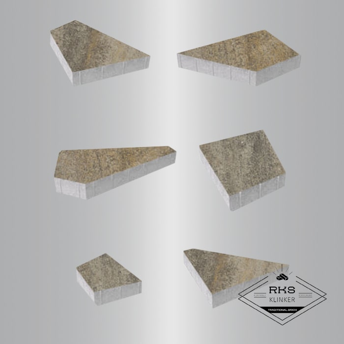 Тротуарная плитка ОРИГАМИ - Б.4.Фсм.8, Искусственный камень, Базальт в Саратове